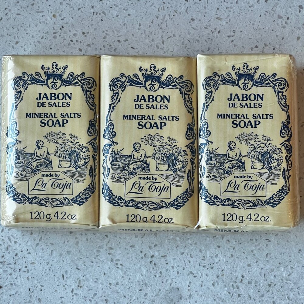 Jabon De Sales Mineral Salts Soap Set Of 3 120g Each Made By La Toja